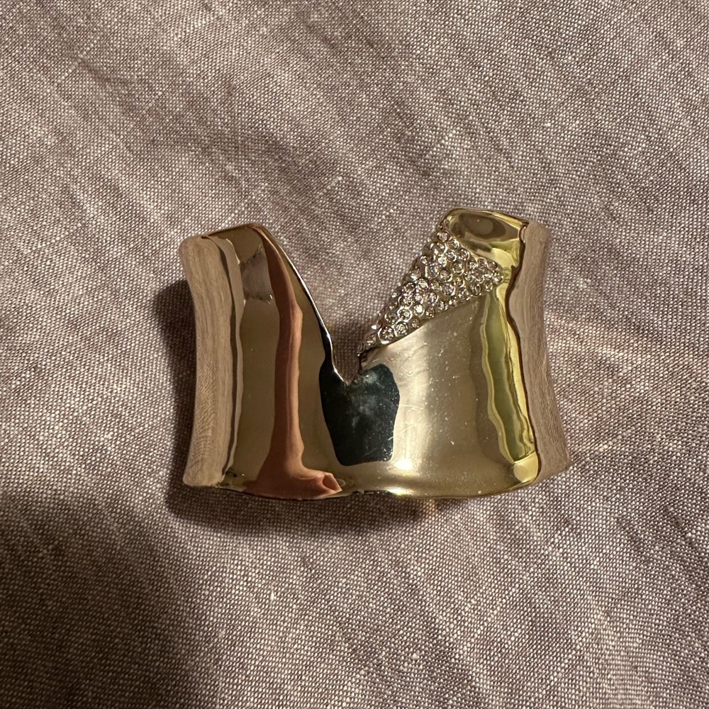 Alexis Bittar gold tear cuff